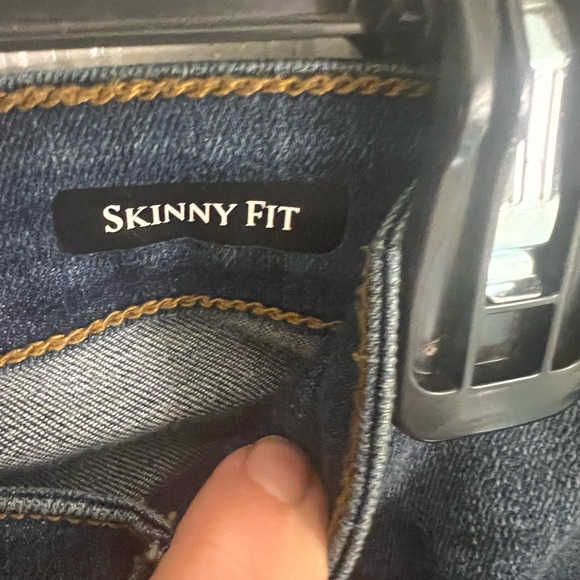 Judy Blue Skinny Jeans Distressed Leopard Patch Women's Size 15/32 - Picture 4 of 5